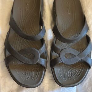 CROCS Women's Charcoal Sandals